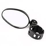 VERY100 Universal Bike Bicycle Cycling Adjustable Handlebar Rearview Mirror 360°Rotate