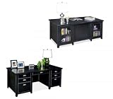 Kathy Ireland Tribeca Loft Desk - TL680 (Black) (29