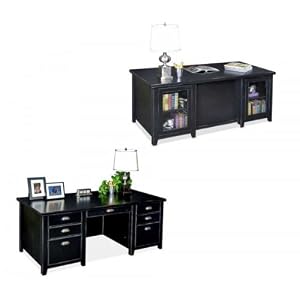 Kathy Ireland Tribeca Loft Desk - TL680 (Black) (29H x 68W x 32D)