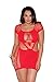 Glitter Women's Plus-Size Seamless Cap Sleeve Mini Dress with Shredded Panels