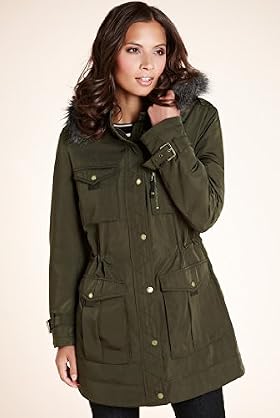 Autograph Faux Fur Hooded Stormwear&trade; Parka