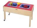 Jonti-Craft 0485JC 2 Tub Sensory Table, Birch & Maple