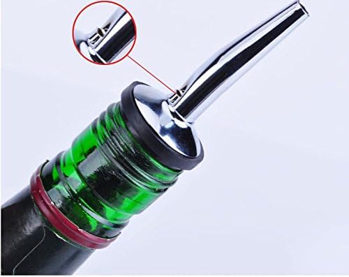 Stainless Steel Freeflow Pourer Pack of 4 Drinks Pourer Oil Pourer Bottle Pourer
