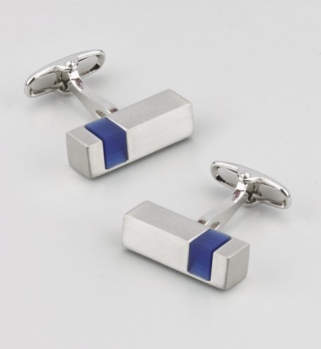 Autograph Oblong Contrast Stone Cufflinks