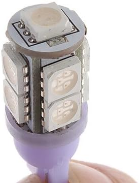 T10 1W 9x5050SMD Purple Light LED Bulb for Car Instrument/Side Marker Lamp (12V, 1-Pair)