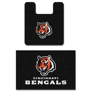 Cincinnati Bengals 2 Piece Bath Mat Set