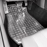 AutoSport Diamond Plate Mats, Medium Cargo Mat for Suzuki SX4 2011 - 2012 by AutoSport