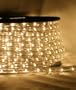 110V 66' Warm White LED rope Light Package - Premium Grade
