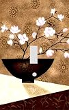 Asian Cherry Blossoms in Bowl Decorative Switchplate Cover