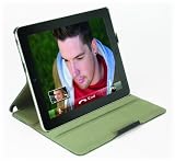 Scosche foldIO P2 Black Carbon Fiber Texture Folio Case for iPad 2 (IPD2CFBK)