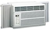 Compact Programmable 6 000 BTU Room Air Conditioner with R-410A Refrigerant 107 Energy Efficiency Ratio 12 Hr Timer and 3 CoolingFan-Only