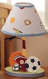 Lambs and Ivy Super Sports Lamp with Shade