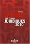 Lexique des termes juridiques : Edition 2010