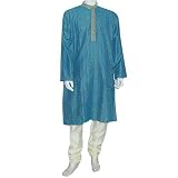 India Clothing Premium Wedding Kurta Pajama Mens Fashion Size M (wgkp004)