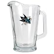 San Jose Sharks NHL 60oz Glass Pitcher - Primary Logo