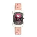 Hello Kitty Silver Flower Watch - Pink