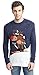 Daisysboutique Men's Holiday Reindeer Snowman Santa Snowflakes Sweater (Medium, Skiing)