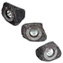 Master Craft Low-Voltage Outdoor Rock Light, Set of 3