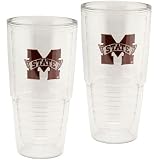 Mississippi State Bulldogs 2 Pack 24 oz Team Logo Tall Tumbler Cups