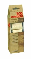 Gaiam Eco Conscious Organic Cotton Yoga Strap (Natural)