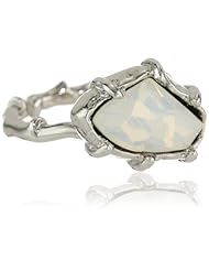 Made Her Think Faceted Dame Vine Angle Ring