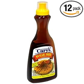 Cary's Sugar Free Syrup, 12-Ounce Bottles (Pack of 12)