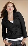 Plus Size Modal Convertible Ballet Wrap