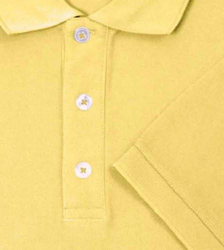 Heritage Cross 1025 Moisture Wicking Mens Golf Shirt (XXXL, Pale Banana)