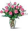 Dozen Pink Roses