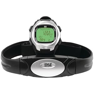 Pyle Sports PHRM22 Marathon Heart Rate Watch with USB and 3D Walking/Running Sensor