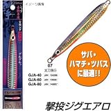 オーナー針 撃投ジグエアロ 太刀魚G 80g GJA-80