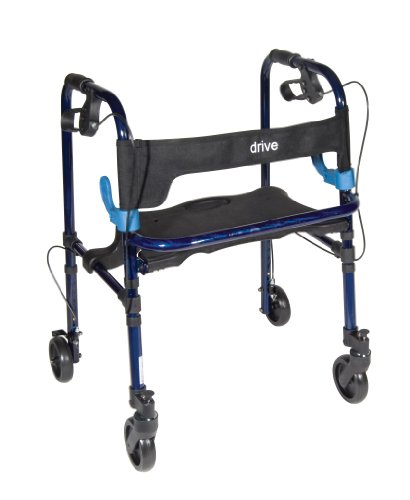 Drive Medical Deluxe Clever Lite Rollator Walker with 5