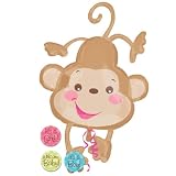 Baby Shower Monkey 26" Mylar Balloon
