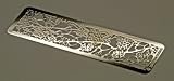 Zentrum Studios Etched Metal Bookmark Stylized Grape Arbor-silver