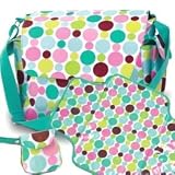 Baby Diaper Tote Bag w/ Changing Pad in New Dot by Room It Up