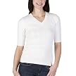 Merona&reg; Petites: Elbow Sleeve Cable V-Neck Sweater - White