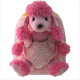Toddlers Girls Pink Backpack With Poodle Stuffie -Affordable Gift for your Little One! Item #DKKI-3185A