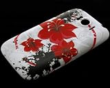 Flower TPU Silicone Skin Case Cover for HTC Sensation XL X315e G21