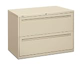 Hon - 700 Series 42 Wide Two-Drawer Lateral File, Black (792Lp)