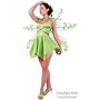 Adult Sexy Tinkerbell Costume (Size:Large 8-10)