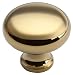Atlas Homewares A819-GP Successi Collection 1.25-Inch Knob, PVD Polished Gold
