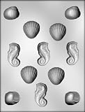 CK Products 3-D Assorted Seashells Chocolate Mold
