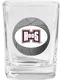 Arkansas Razorbacks Basketball Square Shot Glass