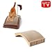 3, Emery Cat BOARDS, Patented abrasive emery surface works like a nail file, Bonus furry play toy and catnip included, Cat Board's special arch, design is perfect for stretching and scratching, 18