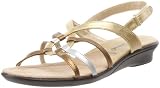 Annie Shoes Women's Kara Slingback Sandal,Metallic Multi,8 M US