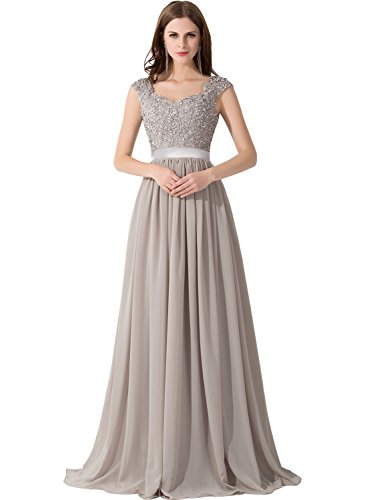 Babyonline lace backless long formal evening prom dresses for wed…