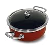 Chantal Copper Fusion 4 Quart Covered Risotto Pan, Platinum