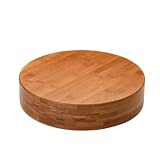MIU 15-Inch Round Flat Grain Bamboo Chopping Board