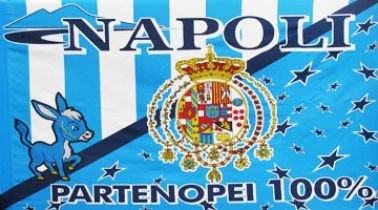 SSC Napoli Crest Flag