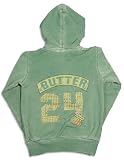 Butter Girls Super Soft Long Sleeve Zip Hoody Varsity 24 Sweatshirt, Acid Green Butter Girls Super Soft Long Sleeve Zip Hoody Varsity 24 Sweatshirt, Acid Green